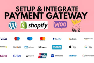 setup stripe wise square shop pay fix payment checkout gateway API integration