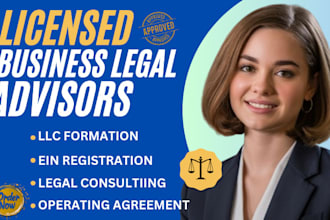 do legal consulting on llc formation, operating agreements, and ein registration