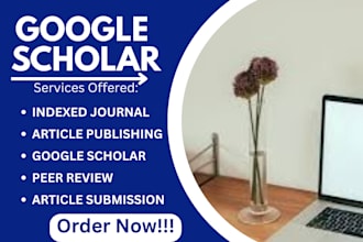 publish research article in google scholar citation and journal publication
