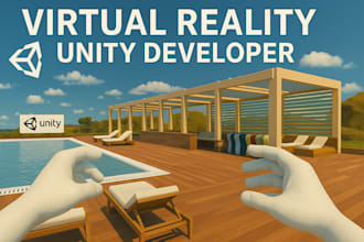 develop unity games for VR quest, android, IOS, webgl