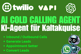 ich richte deinen kaltakquise agenten mit vapi retell twilio und n8n ein
