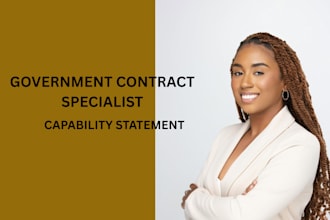 write government contracts and capability statements