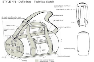custom bag tech pack design for manufacturers