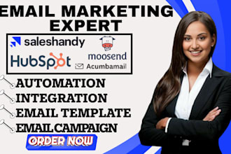 setup saleshandy acumbamail moosend convertkit template hubspot email automation