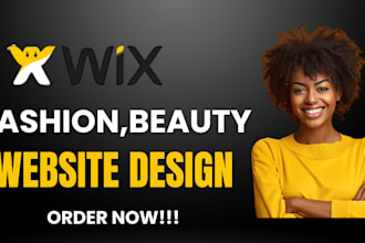 design a attractive wix website for your fashion salon spa beauty business