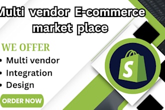 build and design woocommerce shopify multivendor ecommerce marketplace website