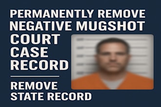 permanently remove negative mugshot court case record remove state record