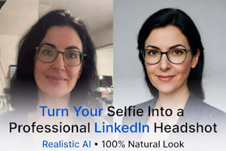 create realistic ai linkedin headshots and professional profile pictures