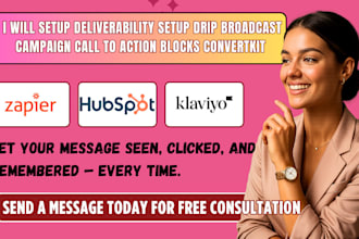 deliverability setup drip broadcast campaign call to action blocks convertkit