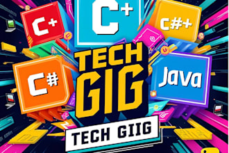 do coding assignments and projects in c, python, java