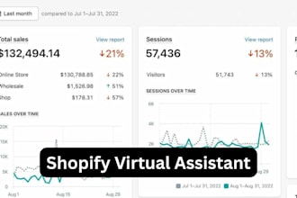 be your shopify virtual assistant or VA