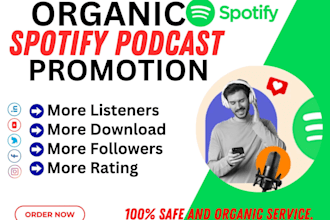 promote spotify podcast to increase download and subscribers