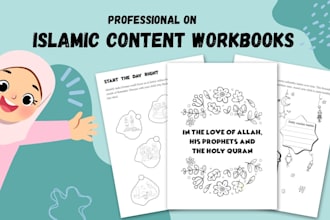 create fun and educational islamic content for children