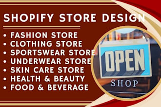 design shopify store fashion, clothing store candle shopify, health beauty store
