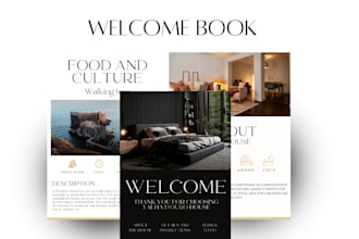 provide a ready to edit welcome book for rental airbnb