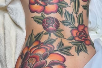 custom drawing your traditional japanese tattoo design