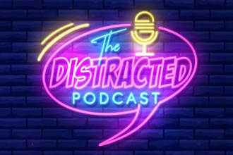 do modern professional podcast music radio studio tv show logo in 12 hours