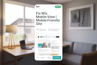design wix website and fix wix errors, speed, mobile and SEO issues