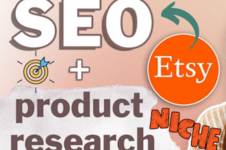 do micro niche and product research on etsy