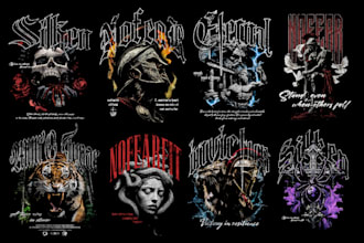 create graphic streetwear tshirt designs for your brand