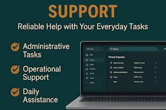 be your reliable virtual assistant for admin and operations support