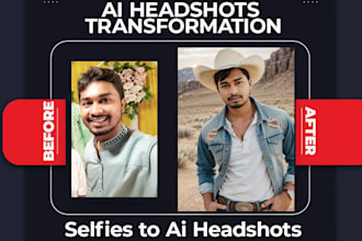 do realistic headshots transformation selfies to ai photos