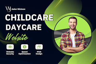 kindergarten website daycare website preschool website childcare website school