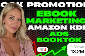 book promotion ebook marketing using amazon KDP ads viral rank on booktok tiktok