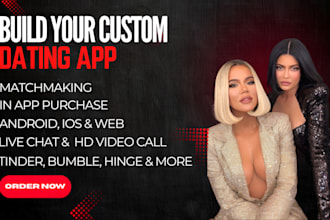 develop dating app like tinder, bumble onlyfans or hinge for android ios web