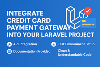 integrate credit card payment gateway into your laravel project