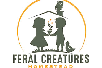 do organic modern agriculture farm natural landscape logo or any graphics design