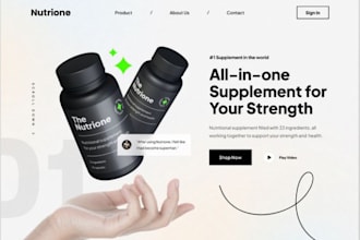 private label supplement website supplement store supplement shopify store