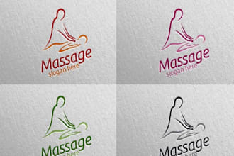 do design message therapy medical clinic dental and pharmacy logo