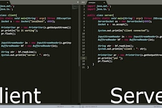 do network programming, socket programming, chat app, client server