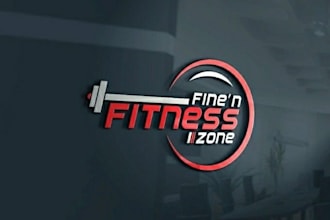do 3d fitness sports heath gym logo design