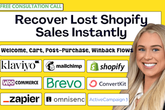 email automation setup flow klaviyo ecommerce shopify store activecampaign brevo