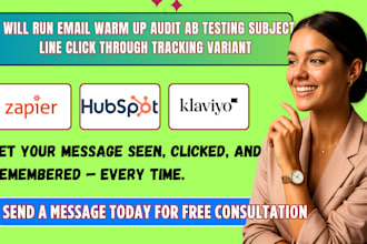 run email warm up audit ab testing subject line click through tracking variant