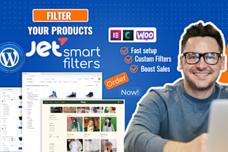 add jet smart filter or product filter for woocommerce