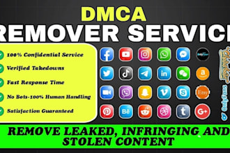 remove your leaked and infringing content under dmca