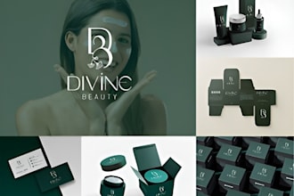 design beauty and skin care logo design in 12 hours