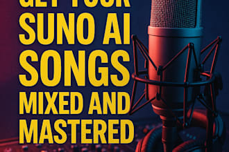 clean, mix, and master your suno ai song