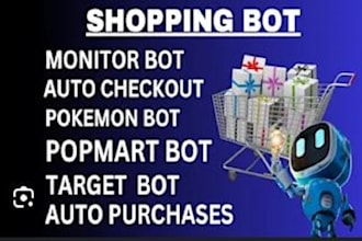 develop depop bot, pokemon bot, restock bot, notify bot, python bot