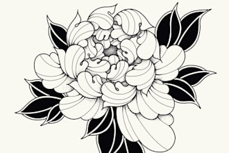 design custom ornamental tattoo for you