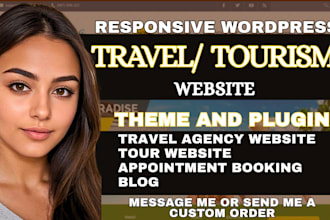 travel and tourism website tour booking website travel agency blog landing page