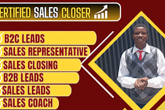 be your sales closer, for sales closure, sales outreach and sales rep funnel
