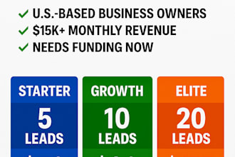provide qualified mca leads