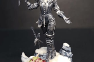 paint your warhammer, dnd, tabletop miniatures and any models