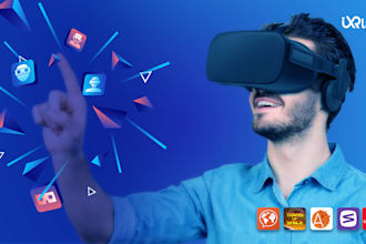 develop virtual reality app, vr game, ar game augmented reality app in unity