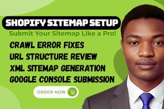 generate a shopify sitemap and fix crawl issues for better indexing