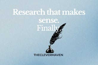research basically anything so you dont have to